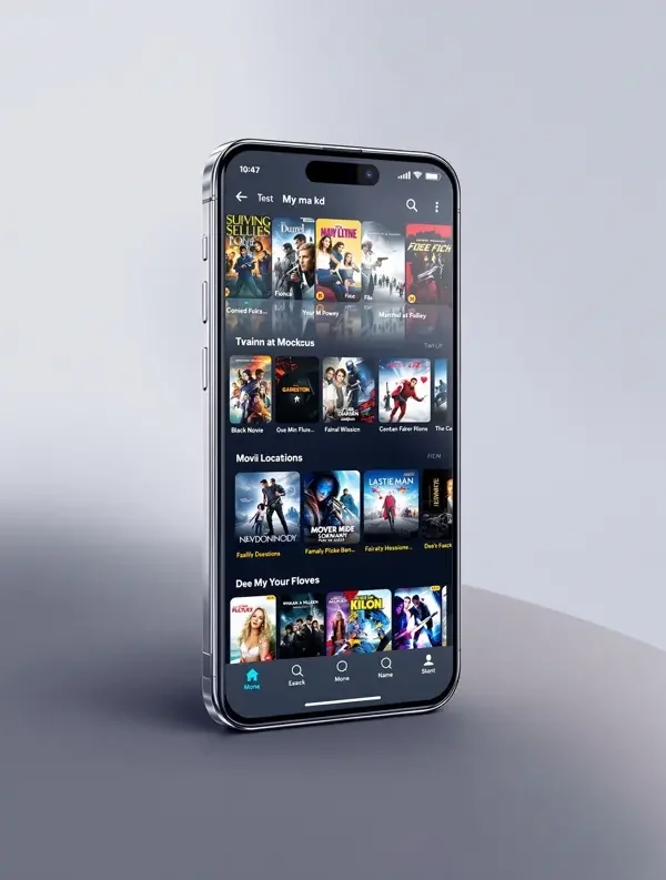 三级影视 APP 界面预览